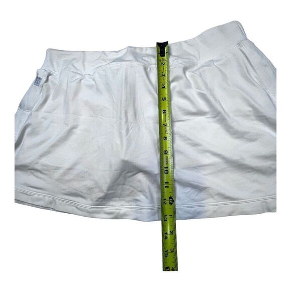 Nike Dri-Fit Athletic Skort Skirt Women’s XL White Golf Tennis Performance Short - Picture 4 of 7